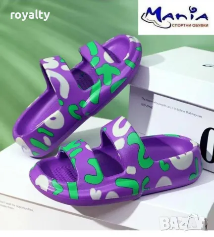 Дамски цветни чехли Различни цветове , снимка 2 - Чехли - 49959988