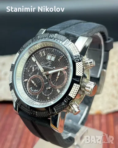 Мъжки автоматичен часовник Gallucci Italy Multi-Function Dualtime – Нов, снимка 2 - Мъжки - 56315889