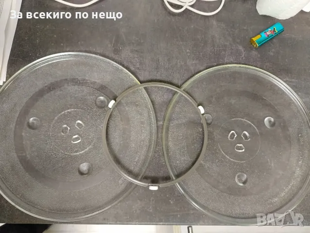 Чиния за микровълнова фурна 30 см. + Обръч, снимка 3 - Микровълнови - 47868341