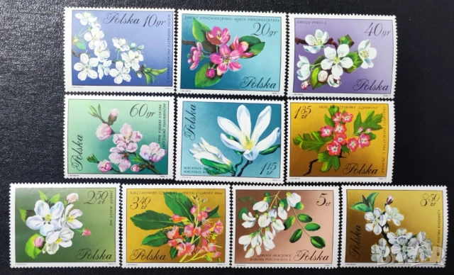 Полша, 1971 г. - лот марки на тема кораби, изкуство, религия, история, цветя и др., снимка 16 - Филателия - 53302903