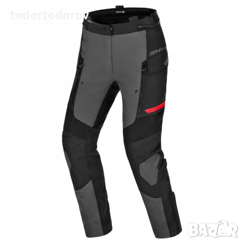 Дамски текстилен мото панталон SHIMA DUNE WP Black/Gray/Red