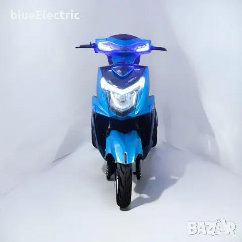 Електрически скутер-триколка blueElectric Sport 2000W | 60V | 24AH | BLUE, снимка 7 - Мотоциклети и мототехника - 49745588
