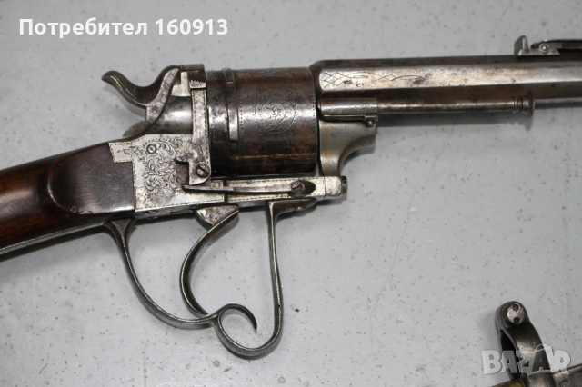Револверна пушка , комплект с щик. Пушка , Револвер ., снимка 9 - Антикварни и старинни предмети - 52548123