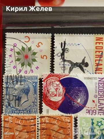 Стари пощенски марки от цял свят смесени МОНГОЛИЯ, НЕДЕРЛАНДИЯ, АМЕРИКА за КОЛЕКЦИЯ 51986, снимка 4 - Филателия - 53232210