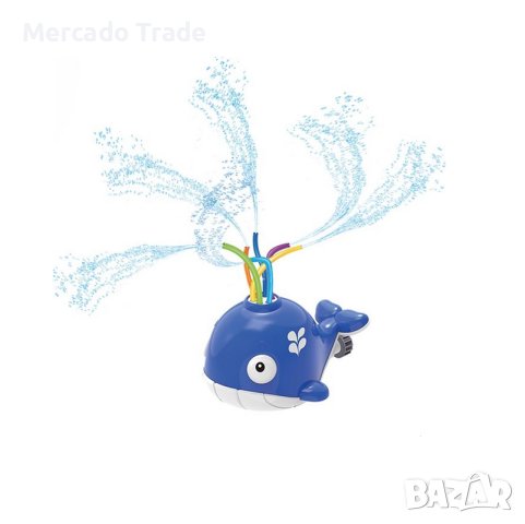 Пръскачка Mercado Trade, Въртяща се, За деца, За градината, Кит, Син, снимка 1 - Електрически играчки - 41713102
