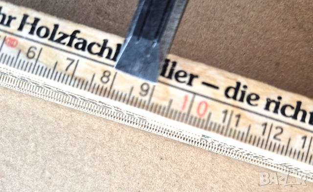 Дърводелско  усилено длето  10мм  - W. Germany, снимка 3 - Диамантени и режещи инструменти - 52897832