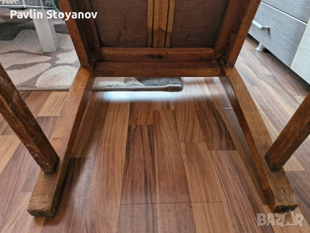 Голям старинен стол кресло с дърворезба , снимка 10 - Столове - 51941581