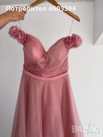 Розова бална рокля, снимка 5 - Рокли - 53012194