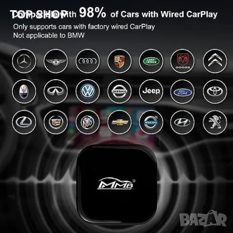 Нов CarPlay Адаптер с Android 11.0 и HDMI Изход Кола автомобил, снимка 6 - Аксесоари и консумативи - 49458007