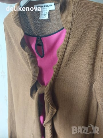 Sonia Rykiel. Size M 100% Памук Дълга жилетка, снимка 4 - Жилетки - 41974042