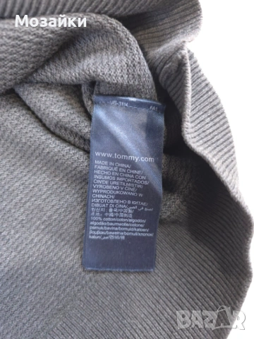Tommy Hilfiger Premium Cotton Knit Sweater / Waffle Texture (L) – MSRP €140, снимка 6 - Блузи - 53595926