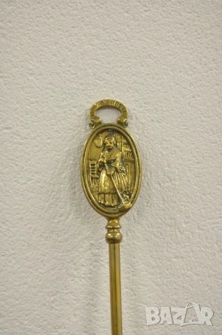 Стар меснгов тризъбец за камина, украса - Mrs Bardell, снимка 4 - Декорация за дома - 52857156