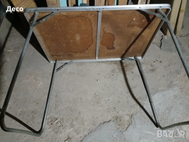 Стара туристическа сгъваема масичка., снимка 3 - Къмпинг мебели - 53581372