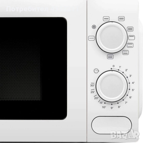 Микровълнова фурна Black+Decker BXMZ701E – 700W, с грил функция, 20 л.