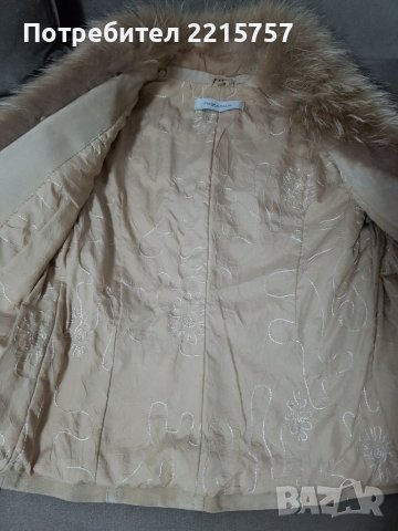 Яке естес.набук с яка от лисица., снимка 5 - Якета - 30302561