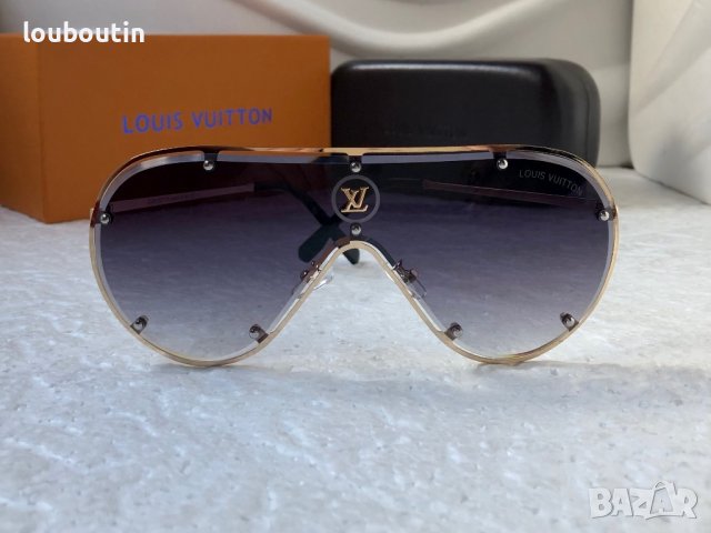 Louis Vuitton Mъжки слънчеви очила маска висок клас
