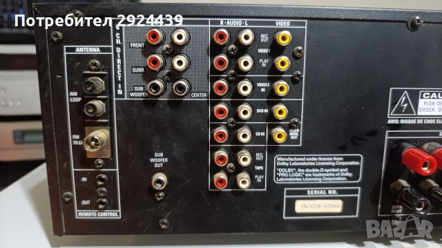 HARMAN KARDON AVR 100, снимка 5 - Ресийвъри, усилватели, смесителни пултове - 52793892