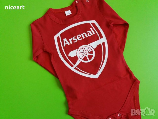 Боди Арсенал за малки фенове, снимка 4 - Бодита за бебе - 31847826