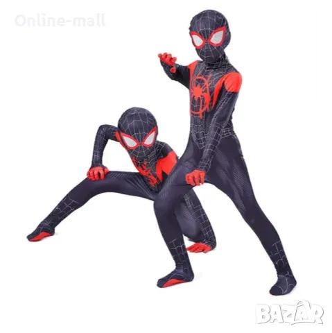 Детски костюм на Спайдърмен Моралес, Костюм Черен Спайдърмен Spiderman, снимка 3 - Детски комплекти - 49719833