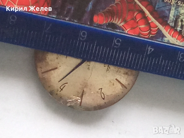 Механизъм с циферблат от стар ръчен часовник 52058, снимка 7 - Мъжки - 52260840