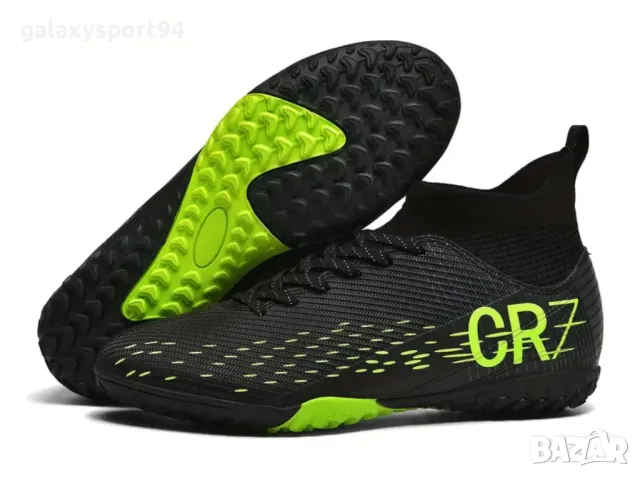 CR7 Маратонки Електрик с Чорапче Кристиано Роналдо 2025 BLACK ELECTRIC