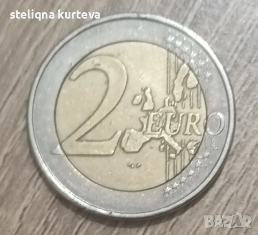 2евро монета 2002г. - нумизматика 