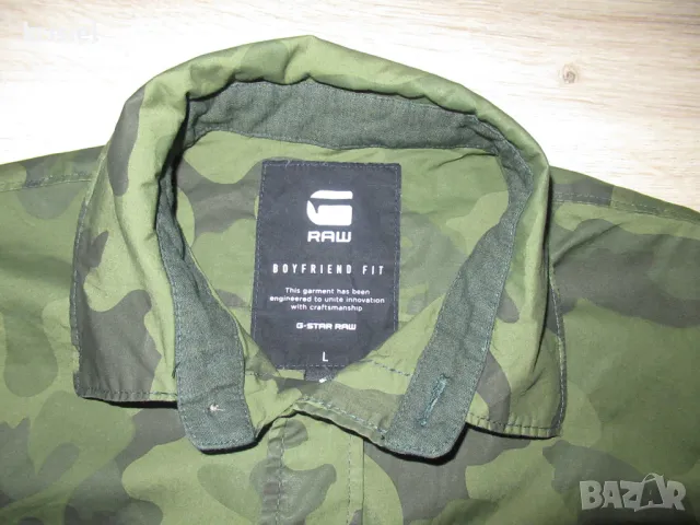 G-STAR--ОРИГИНАЛНА МЪЖКА РИЗА--L номер, снимка 2 - Ризи - 49352808
