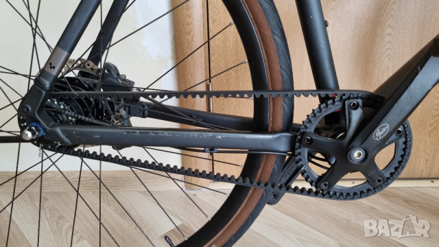 Градски велосипед с ремък Cube Hyde Race 2021, размер L, снимка 4 - Велосипеди - 44596798