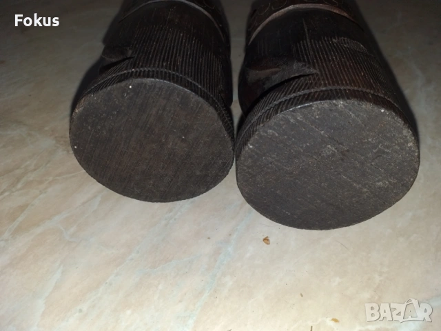 Лот бухалчета совички дърво и месинг, снимка 3 - Антикварни и старинни предмети - 53355911