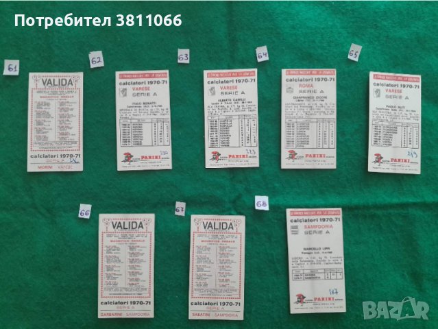 Panini and Valida old stickers/ Стари стикери на Панини и Валида на футболисти -1965-1980г, снимка 8 - Колекции - 44811615