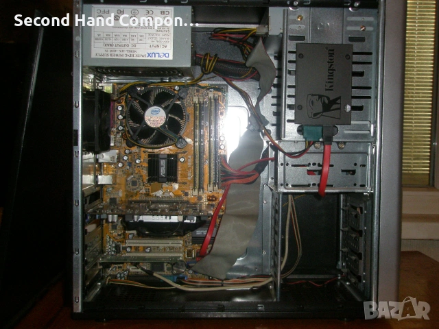 офис компютър, Core 2 duo E4700, RAM 4GB DDR2 Radeon 5550 DDR5, SSD120gb, Delux 350W PFC, снимка 11 - Работни компютри - 53618343