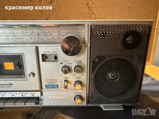 радиокасетофон "Siemens RM 816", снимка 5 - Радиокасетофони, транзистори - 52729889