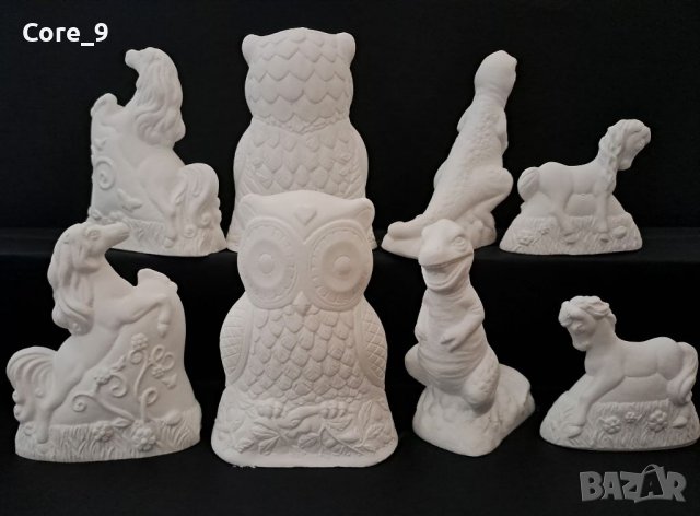 4 бр.бели керамични фигурки за оцветяване, снимка 9 - Образователни игри - 39559324
