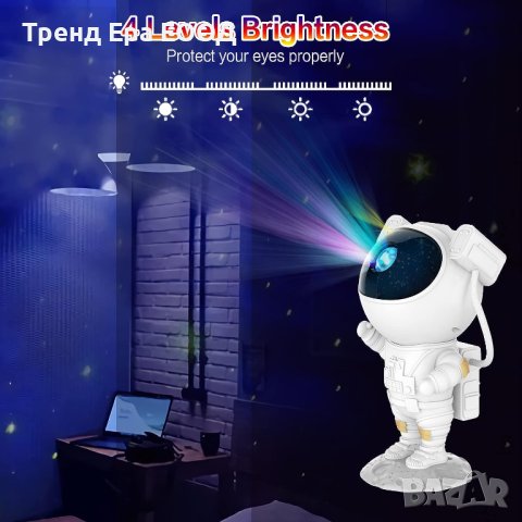 HD Астронавт с интерактивни галактически прожекции, снимка 2 - Лед осветление - 42533739