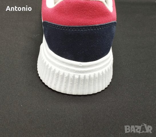 Мъжки маратонки без връзки 2780 бели, снимка 3 - Спортни обувки - 40749357