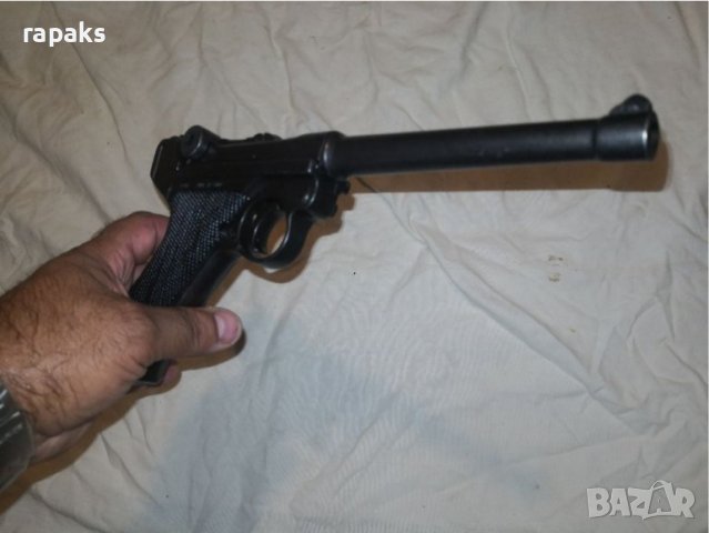 Пистолет Люгер Р 08/ Luger, действаща масивна реплика, снимка 16 - Колекции - 21103692