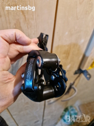 Преден и заден дерайльор Shimano 3x8, снимка 5 - Части за велосипеди - 52452055