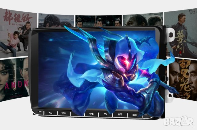 VW 9” 2-DIN мултимедия с Android 14 за Volkswagen*SEAT*Skoda 4GB RAM/64GB ROM , снимка 10 - Аксесоари и консумативи - 41241243