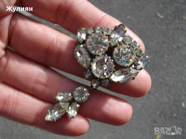 СТАРА БРОШКА, снимка 3 - Антикварни и старинни предмети - 42611929