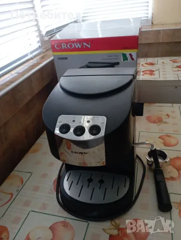 Еспресо кафемашина Crown CEM-1510 (15 bar / 1050W) – в оригинална кутия, снимка 7 - Кафемашини - 55919949