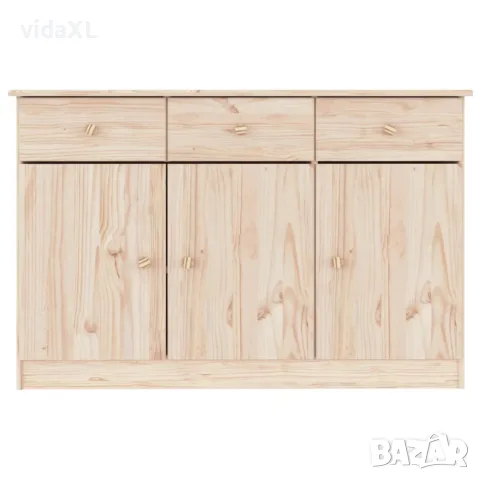 vidaXL Сайдборд ALTA, 112x35x73 см, борово дърво масив, снимка 4 - Бюфети - 56147282