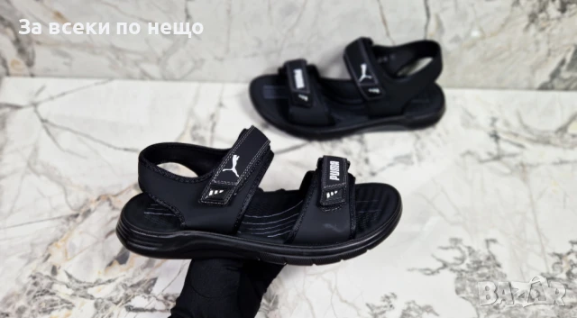 Puma Мъжки Черни Ежедневни Сандали Пума Код P707, снимка 5 - Мъжки сандали - 50585060