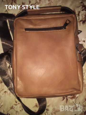 Нова Кожена Мъжка Чанта , снимка 12 - Чанти - 51610569
