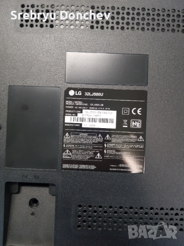 Телевизор LG32LJ500U на части, снимка 1