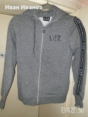 Памучно горнище Emporio Armani оригинален размер xs, снимка 6 - Суичъри - 42266100