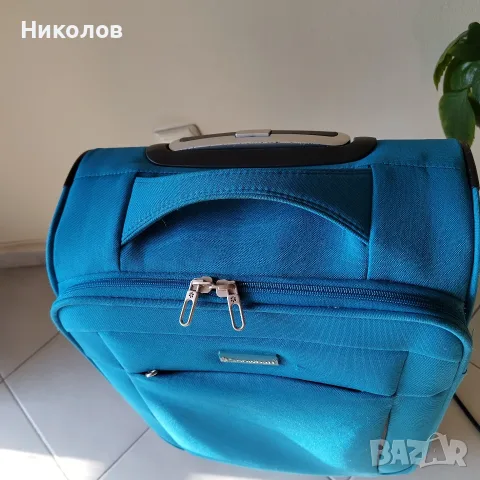 Куфар 4бр Безшумни колелца "олекотен 1,9кг" SnowbaLL "47/35/20см"  "15"!+Доставка!€, снимка 5 - Куфари - 56153612