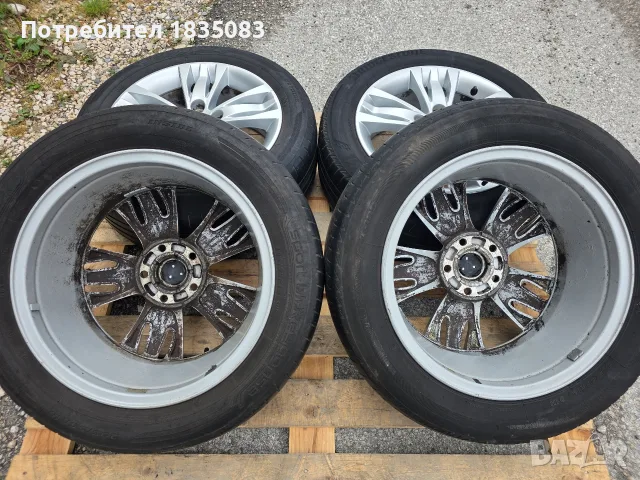 Лети джанти 16ки 5х108 Ford + летни гуми 205/55/16, снимка 8 - Гуми и джанти - 56086244