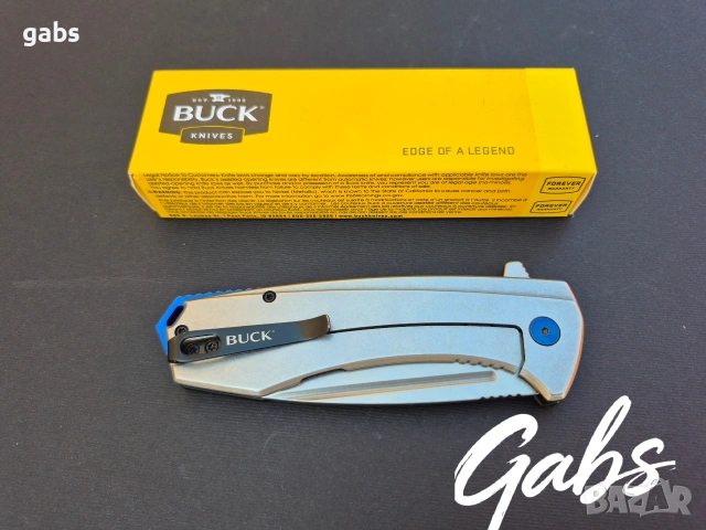 Сгъваем нож BUCK RUSKUS 713S, снимка 12 - Ножове - 53834212
