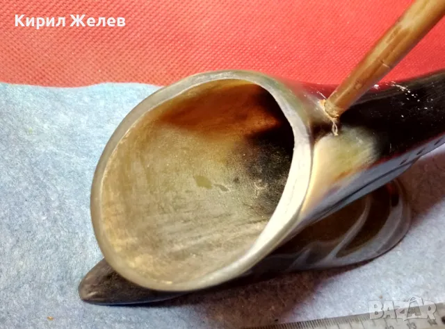 Стара ФИГУРКА КОРАБЧЕ от БИВОЛСКИ РОГ РЪЧНА МАЙСТОРСКА ХУДОЖЕСТВЕНА РЕТРО ИЗРАБОТКА 47821, снимка 14 - Колекции - 47971060