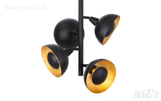 Таванна лампа в индустриален стил , снимка 2 - Лампи за таван - 44650600